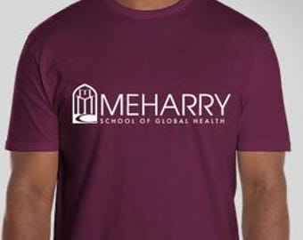 T-shirt e polo Meharry; *** Si prega di indicare nella sezione commenti la propria preferenza per la polo da uomo o da donna; le t-shirt sono unisex