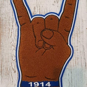 SIGMA werfen, was Sie wissen-Sigma Hand; um 1914; GOMAB; braun; um 1920; Gebildet; Blau Phi; 2 Größen