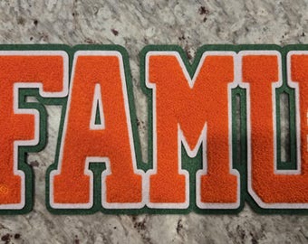 FAMU 1887 Chenille Buchstaben Set
