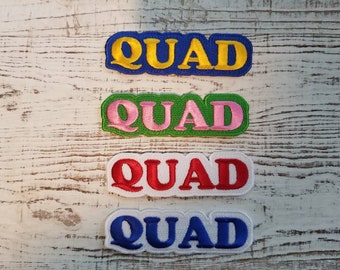 Quad Patch (iron on)-For all you 4 lovers!
