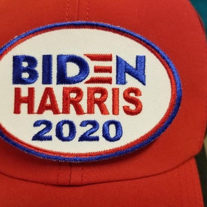 Parche termoadhesivo de Biden Harris 2020: ropa política azul y roja