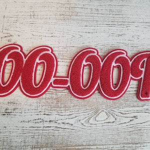 OO-OOP chenille large patch; 1913; iron-on; Delta