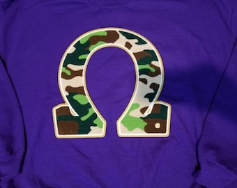 Omega Crewneck Sweatshirt mit Camo Chenille Emblem