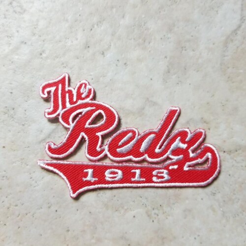 WCGXKO Sorority DST 1913 „The Redz“ Kosmetiktasche – Reißverschluss, Segeltuch, Mit Marmor-Druck