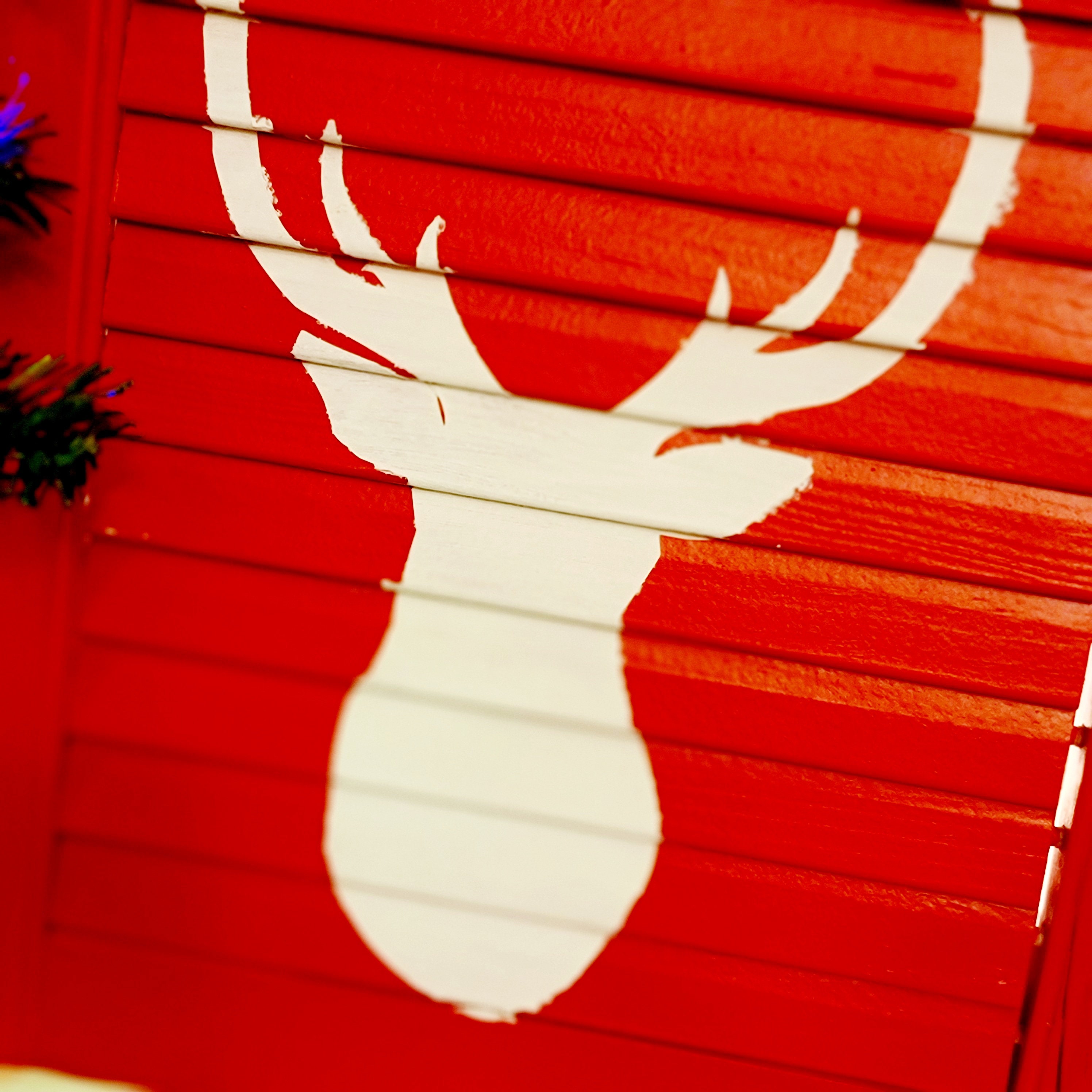 Reindeer Sign Reindeer Decor Christmas Decor Holiday Etsy