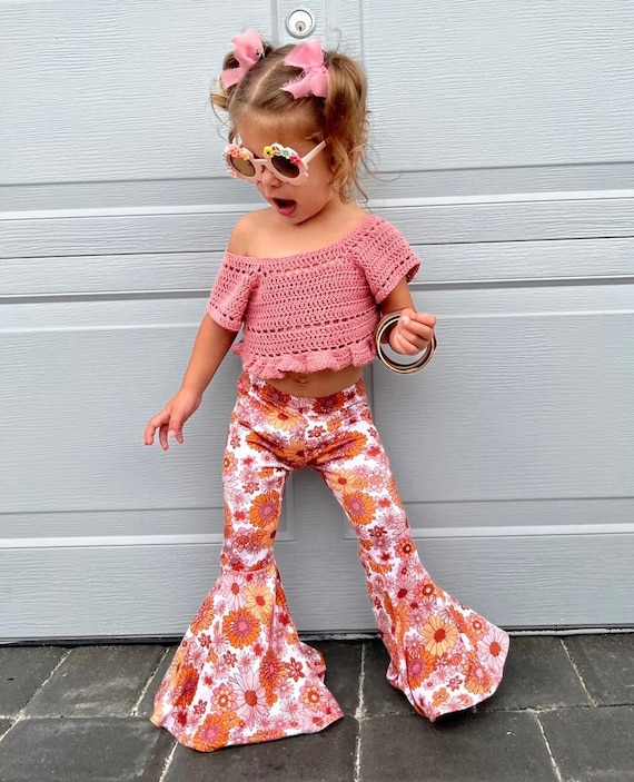 Mia Bell Bottoms Toddler Bell Bottoms Baby Bell Bottoms Girls Bell Bottoms  Boho Toddler Clothes Boho Baby Clothes Flare Pants -  Australia