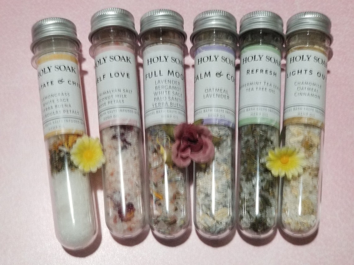 Bulk Bath Salts Wholesale Test Tube Bath Salts Bath Salts Etsy