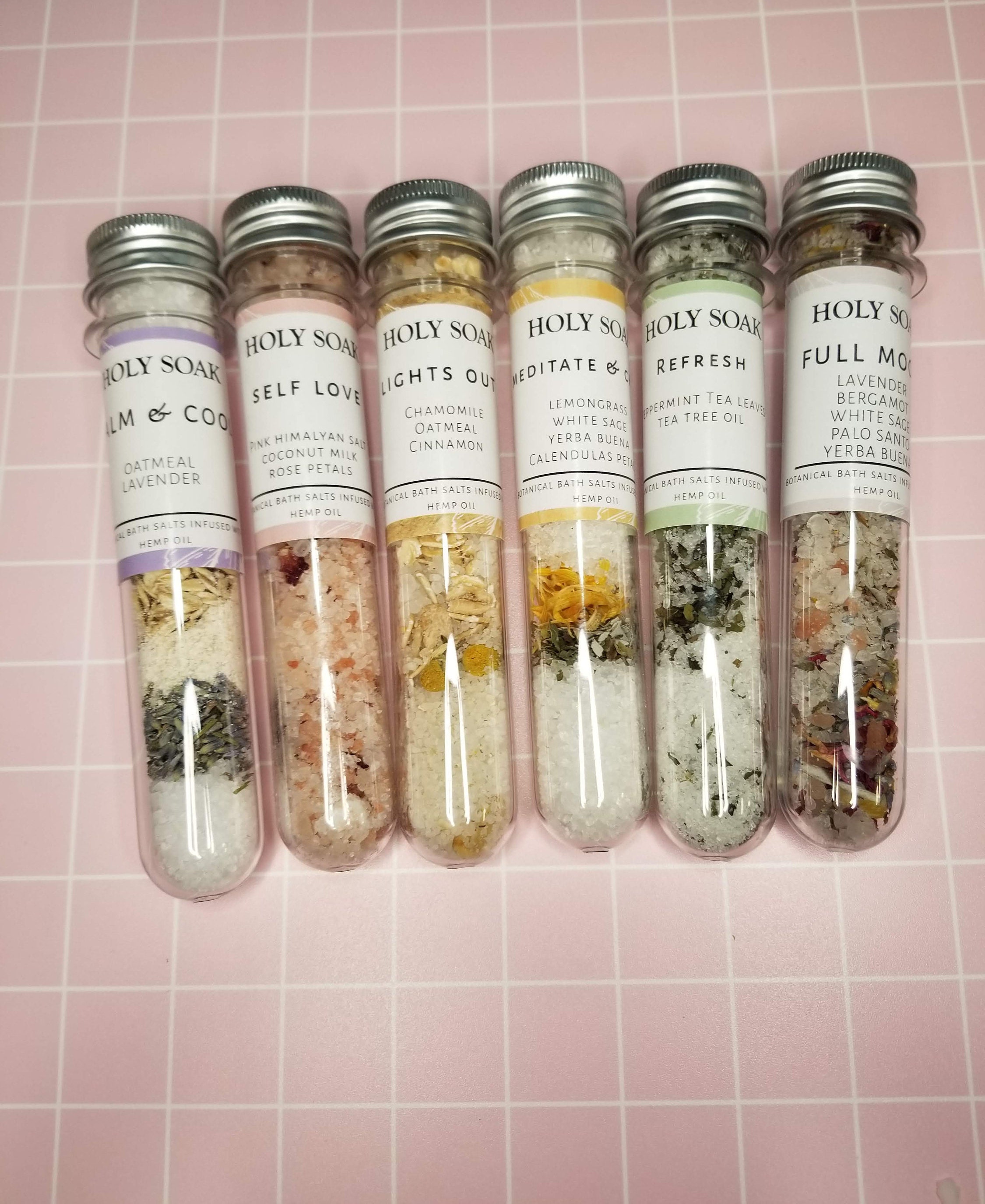 Bulk Bath Salts Wholesale Test Tube Bath Salts Bath Salts Etsy