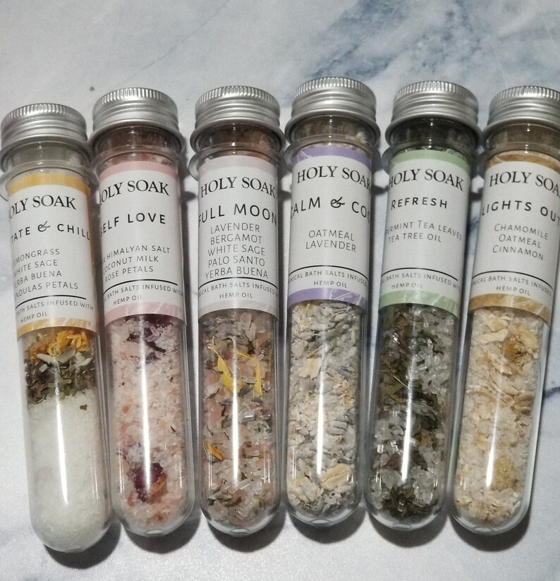 Bulk Bath Salts Wholesale Test Tube Bath Salts Bath Salts Etsy