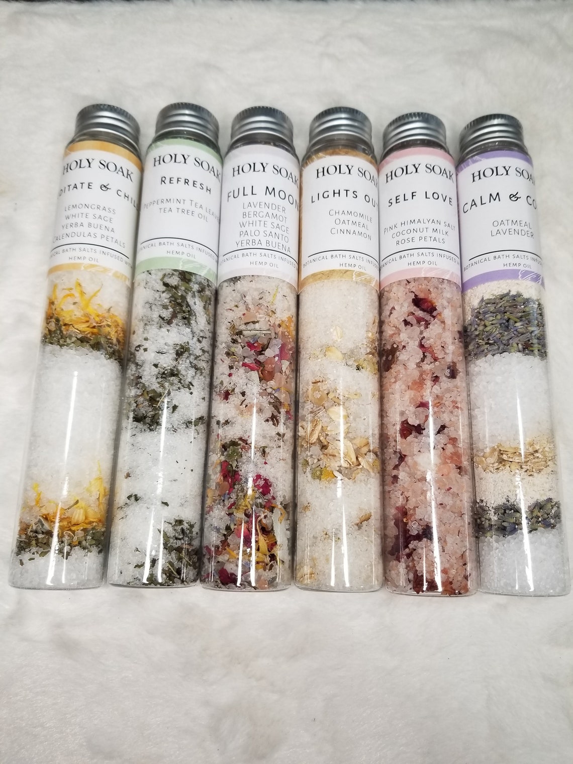 Test Tube Bath Salts relaxing Bath Salts Set Spa Gift Set Etsy Canada
