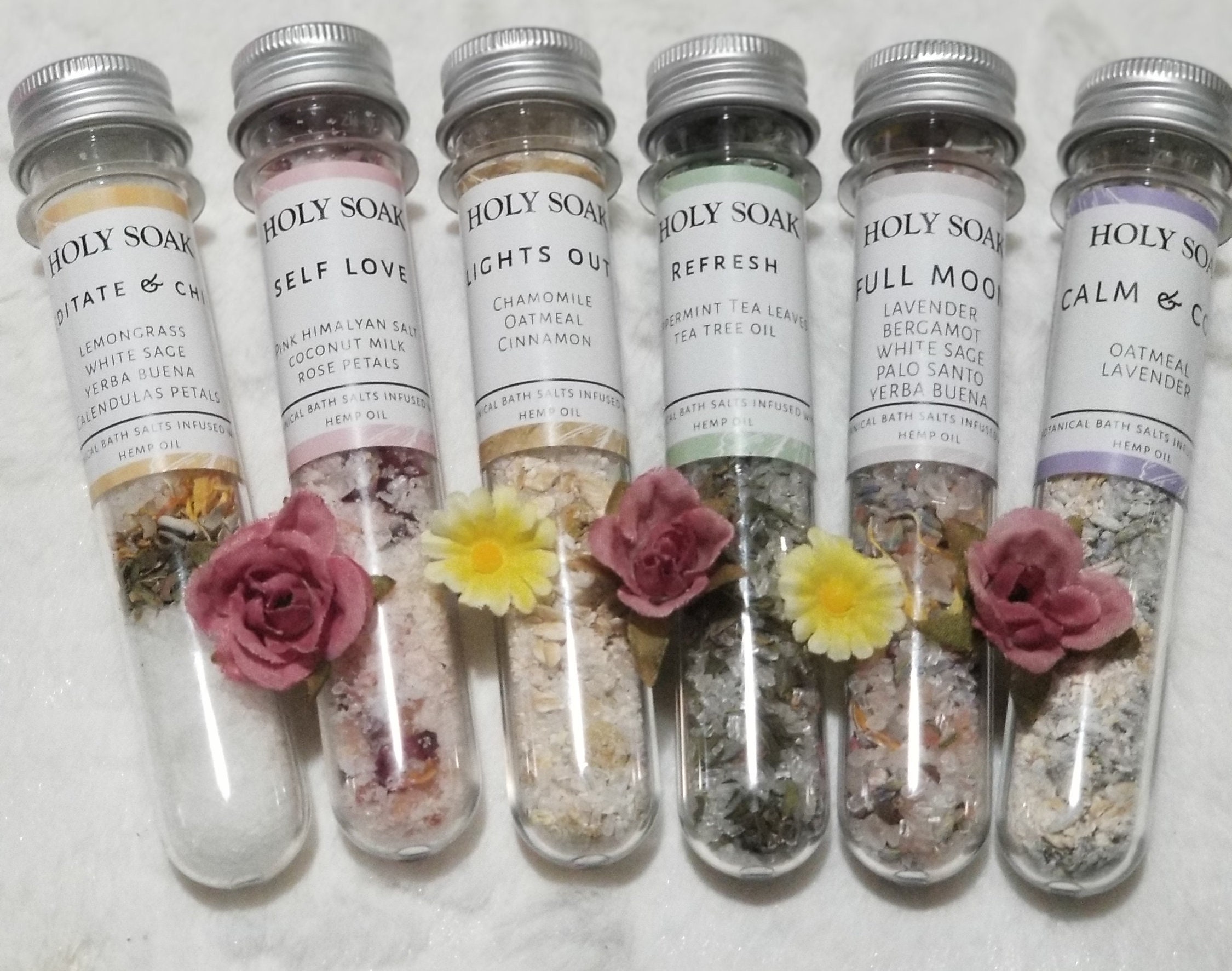 Bulk Bath Salts Wholesale Test Tube Bath Salts Bath Salts Etsy