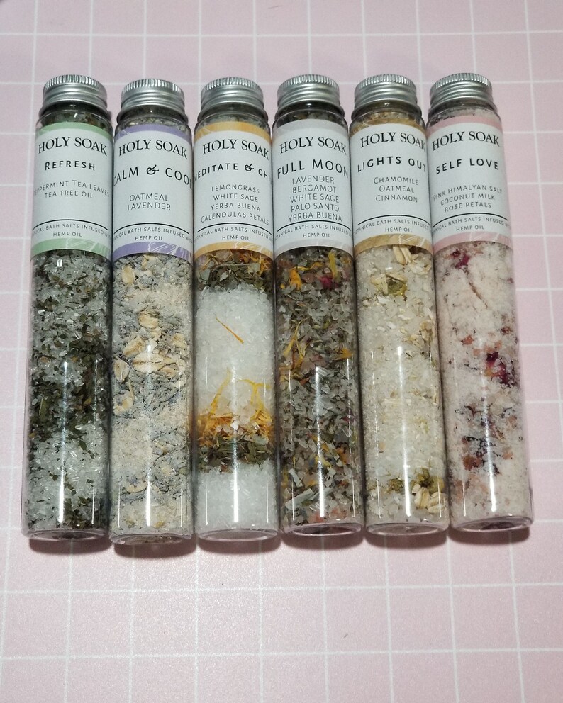 Bulk Bath Salts Wholesale Test Tube Bath Salts Bath Salts Etsy