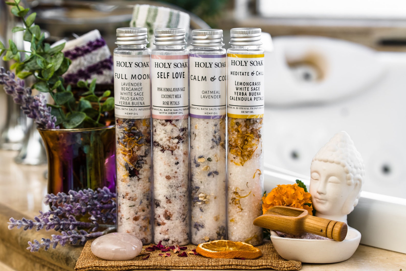Test Tube Bath Salts relaxing Bath Salts Set Spa Gift Set Etsy Canada