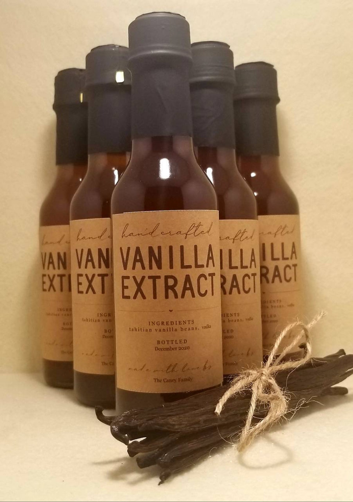 Tahitian Vanilla Extract Etsy