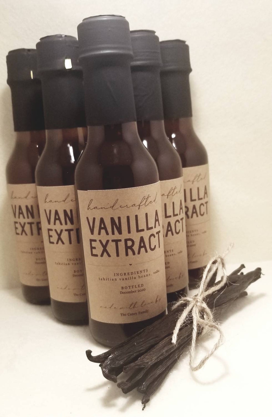 Tahitian Vanilla Extract Etsy