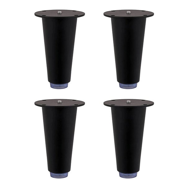 Pieds de canapé, pieds modernes, pieds de meubles IKEA, pieds de table, pied de meuble, pied de support, pied de meuble TV, repose-pieds surélevé Noir mat 1 pcs