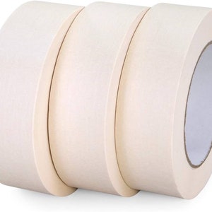 Masking Tape, Rolls of Masking Tape, low tack, Painters Tape Masking Tape for Painting automotive, Home Craft work image 5