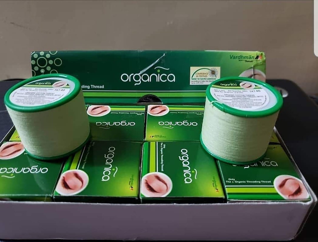Organica Cotton Organic Eyebrow Threading Thread Antiseptic Facial