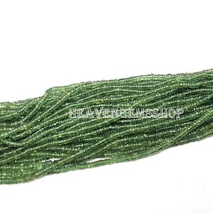 Natural Green Apatite Smooth Gemstone Beads, Heishi Beads, Loose Wheel Beads, 16 Inches, Apatite Beads, Size 4-5mm, Semi Precious