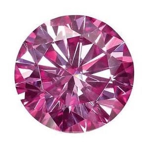 Pink Moissanite/Brilliant Cut Round/VVS Clearty/G-H-I Color/Moissanite Diamond/ 9 mm Round For Engagement Wedding Ring Earring Jewelry
