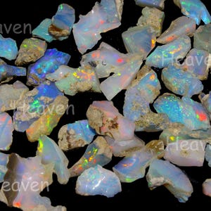 OPAL Raw Crystals - AA Grade, Large - Bulk Raw Opal, Rough Opal Lot, Welo Opal,