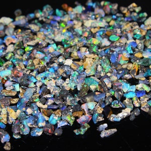 Multi Opal, Opal Crystal, Opal Rough, Natural Ethiopian Opal, AAA Polish Opal Rough, Size 3-7mm,Loose Opal Rough