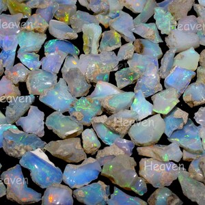 Lot brut d'opale Welo éthiopienne, qualité AAA, fabrication de bijoux