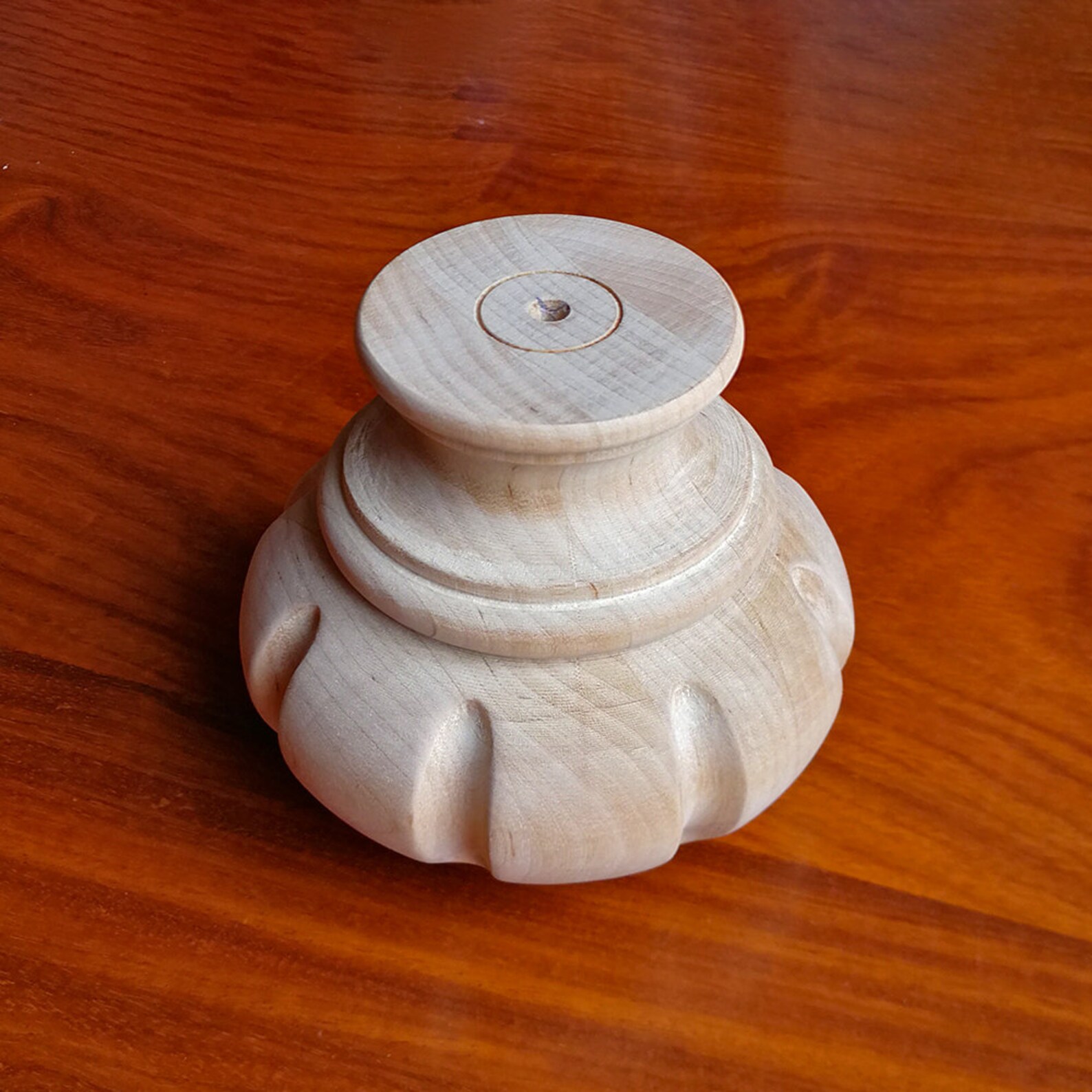 2PCS Fluted 31/2h Wood Bun Foot Etsy UK