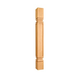 PAIR of 35-1/2&quot;High Square Mission Posts, Island Legs, Square Columns