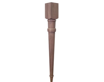 Set om 4, soffbordsben, matbordsben, möbelben, träsvarvningsben, finns i 45 cm och 50 cm höjd