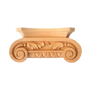 2PCS Classic 2-5/8&quot;H Greek Capital for 3&quot;x3/4&quot; Pilaster Column