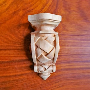 PARA plecionych koszyków rzeźbionych 6-1/8"H i 13"H wspornik