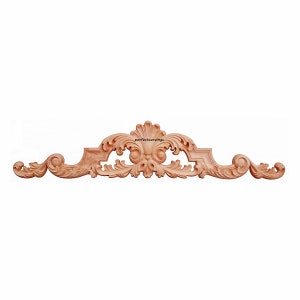 Magnificent Victorian Wood Carved Panel Applique, Available in 16&quot;, 20&quot; & 24&quot; Wide