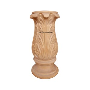 Acanthus Carved Base For Full Round Column