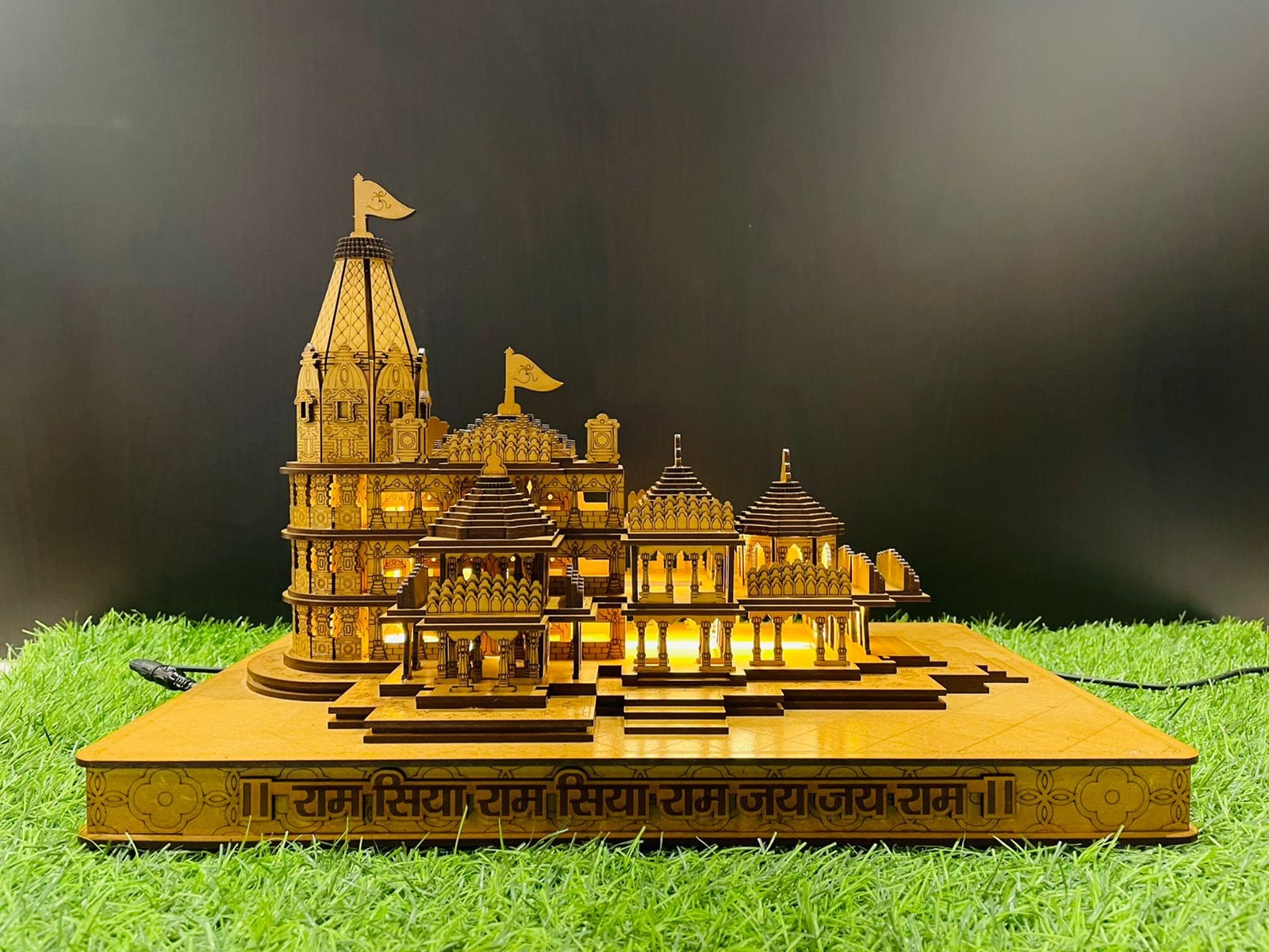 Unique Ram Mandir 3D Model for Laser Cutting Instant Digital Download Unique Ram Mandir 3D Model for Laser Cutting Instant Digital Download