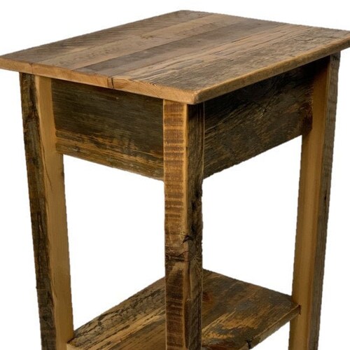 Mission Style End Table Handcrafted Wood Maple Side Table Etsy