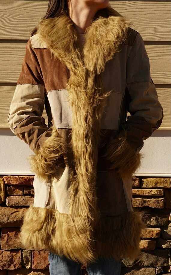 esprit patchwork coat