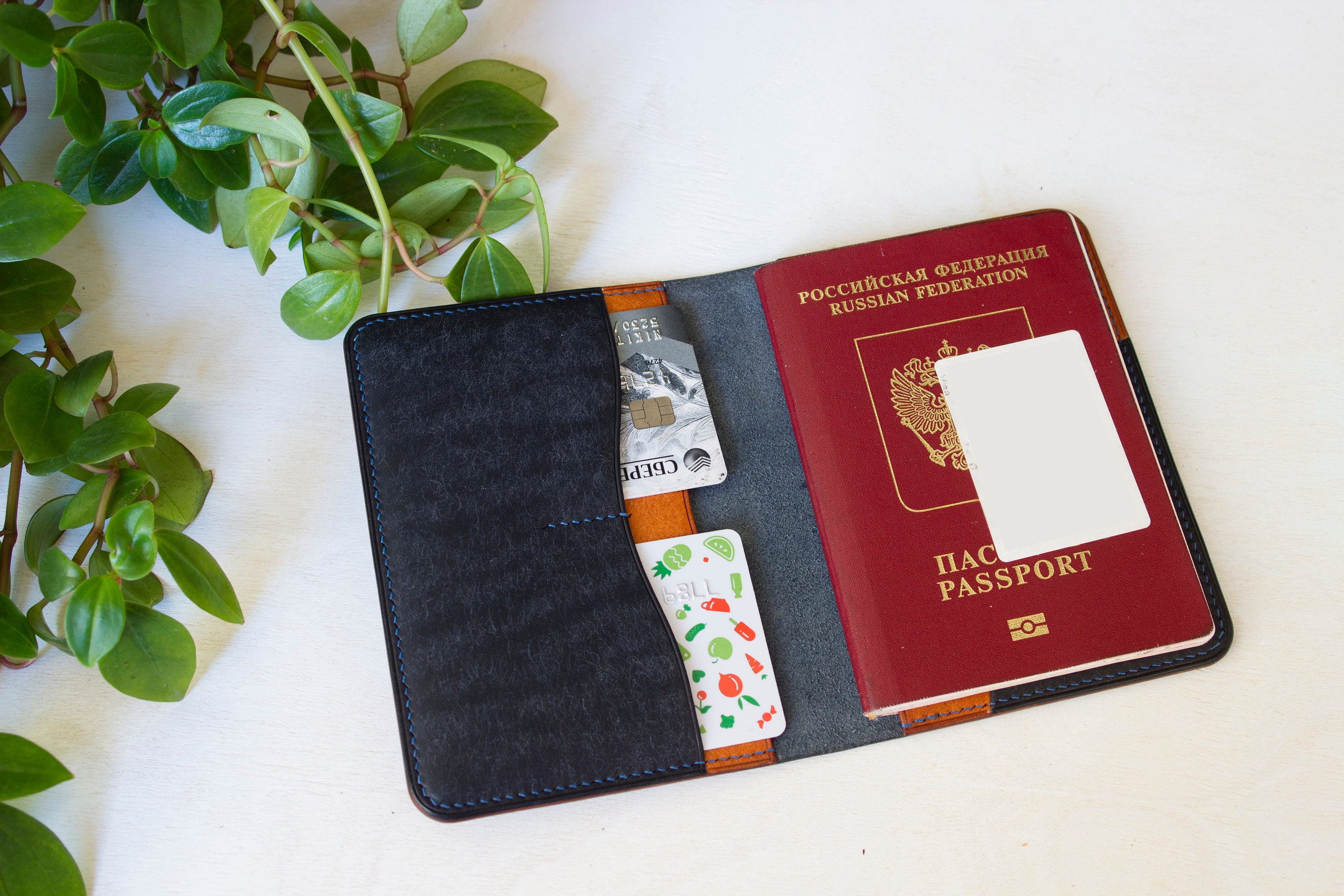 Leather passport holder pdf leathercraft pattern passport Etsy