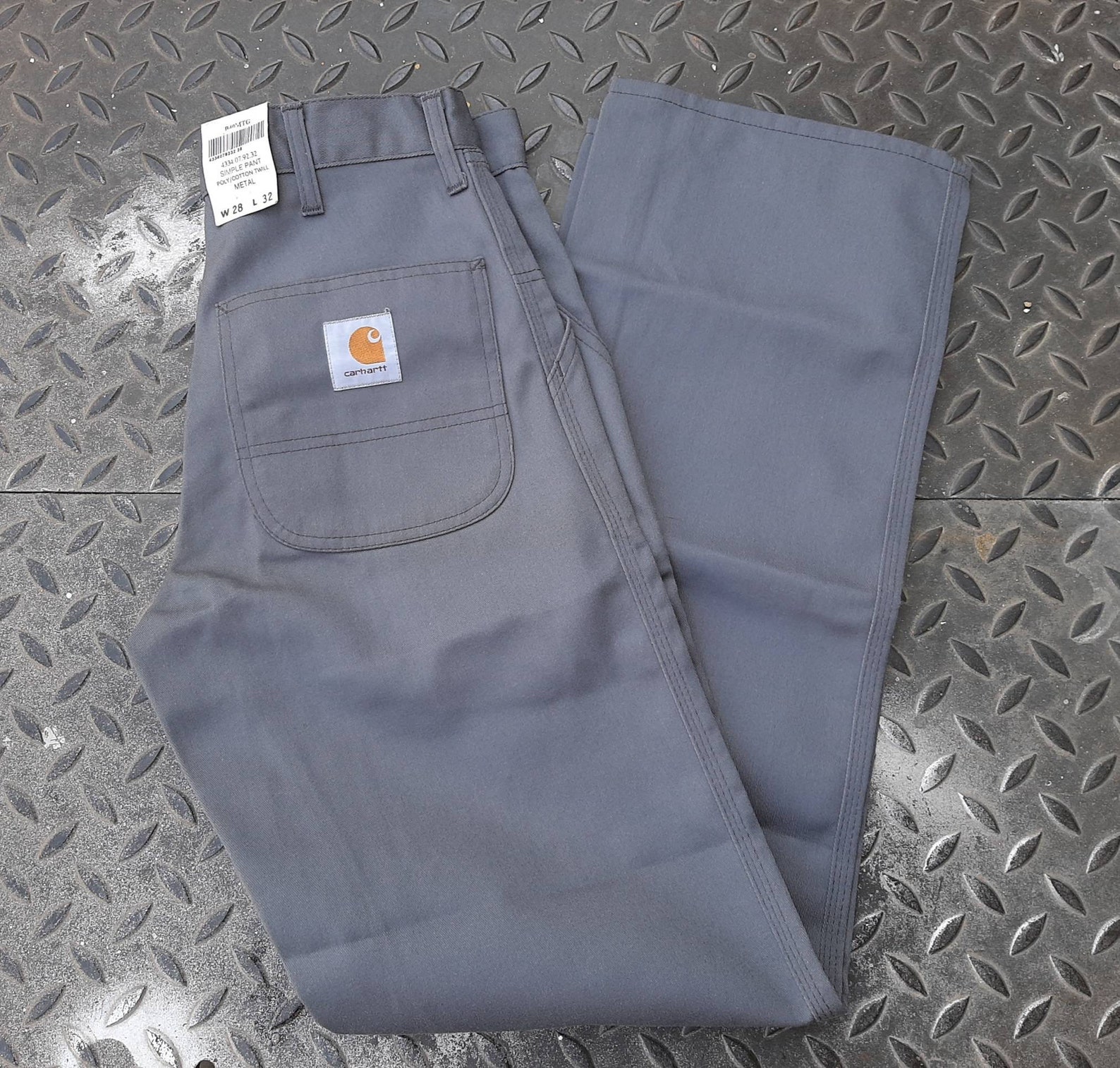 carhartt simple pant blue rigid
