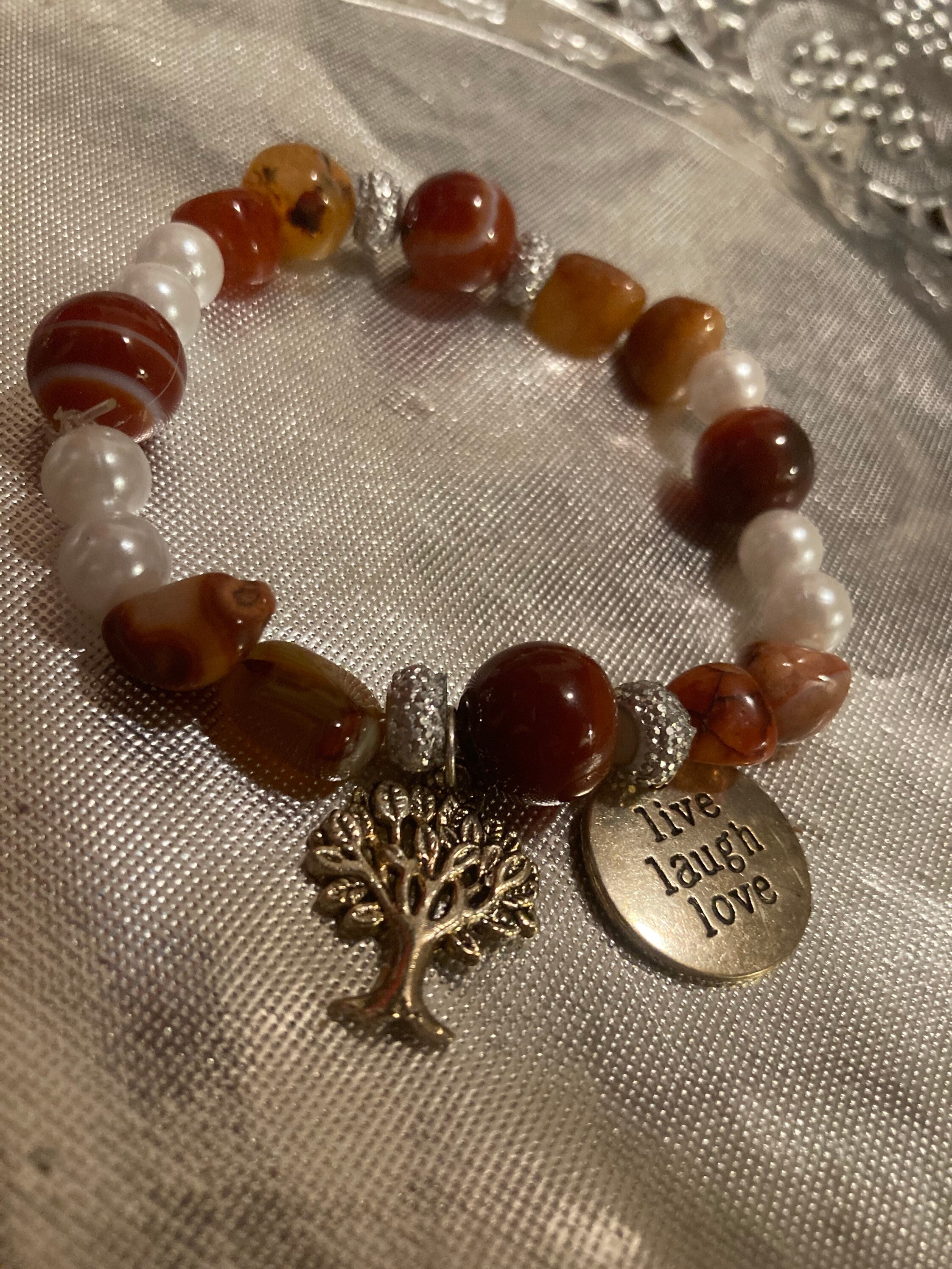 Tree of Life Beaded Bracelet |motivational Charm Bracelet |unisex Earth ...