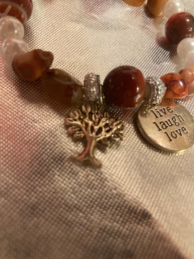 Tree of Life Beaded Bracelet |motivational Charm Bracelet |unisex Earth ...