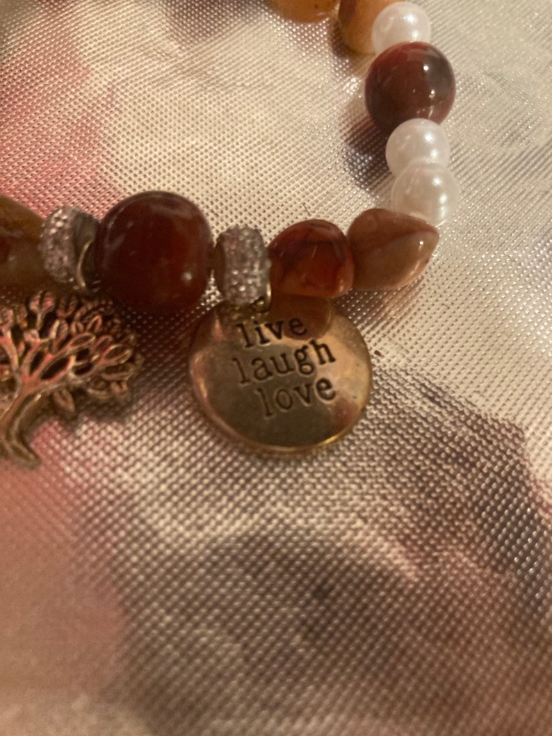 Tree of Life Beaded Bracelet |motivational Charm Bracelet |unisex Earth ...