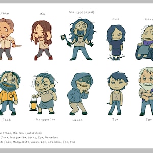 RE7 Stickers