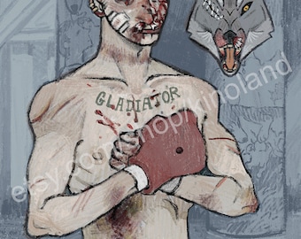 Impresión de gladiador