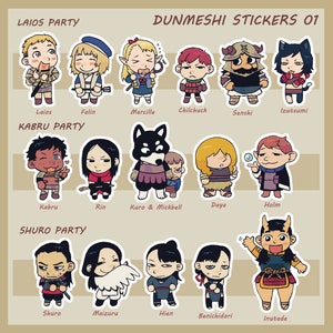 DunMeshi Stickers 01