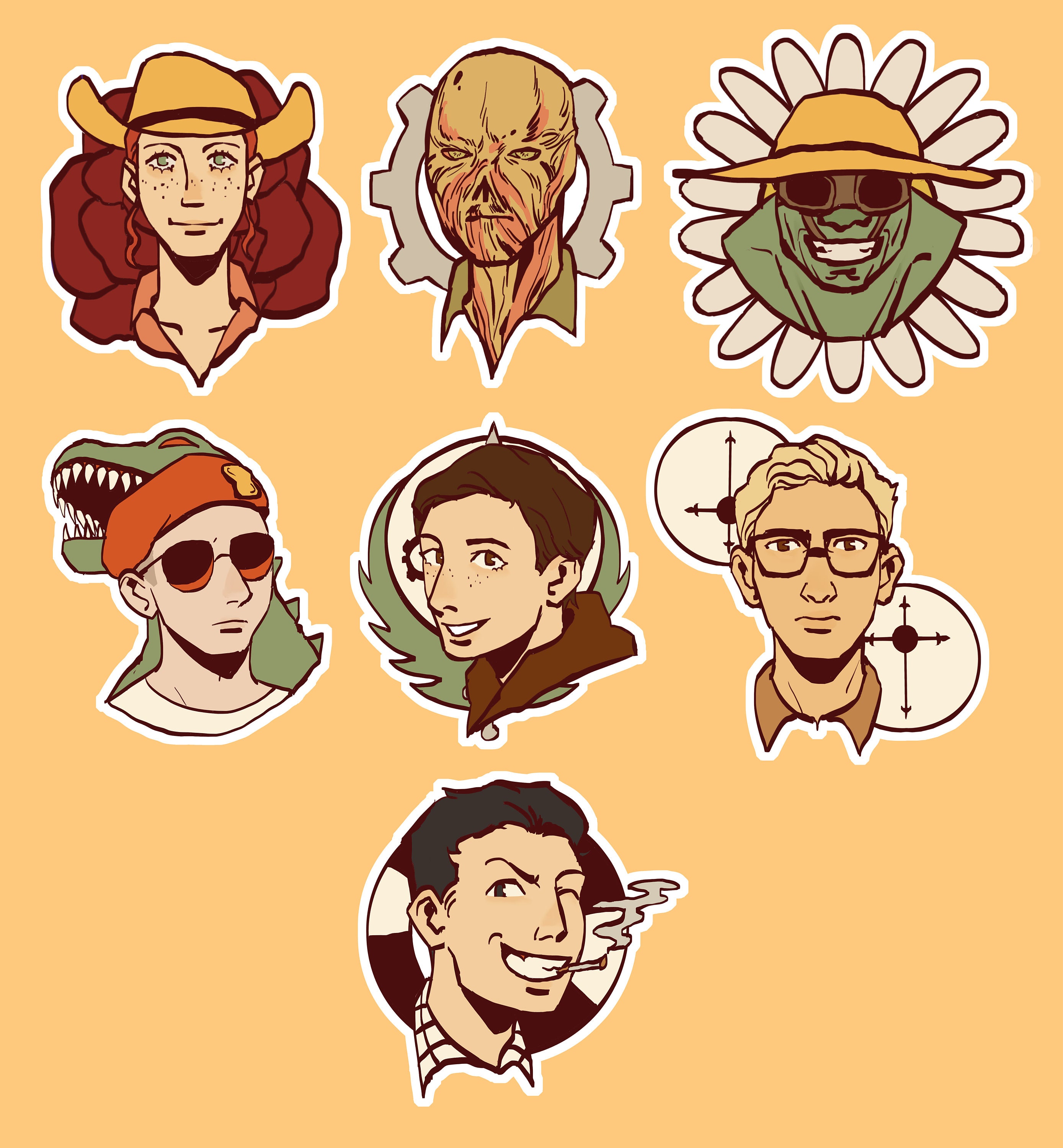 Fallout New Vegas Stickers Set 2 Etsy