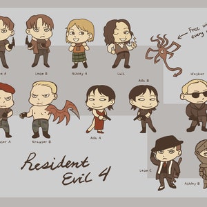Resident Evil 4 Sticker