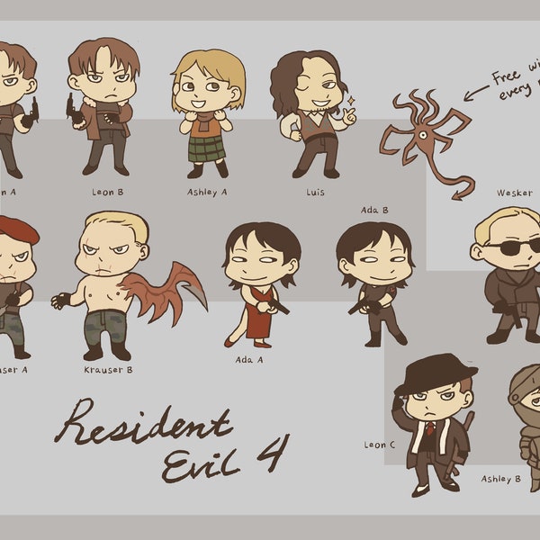 Resident Evil 4 Stickers