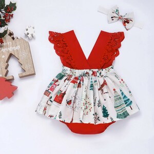 christmas day dress baby girl