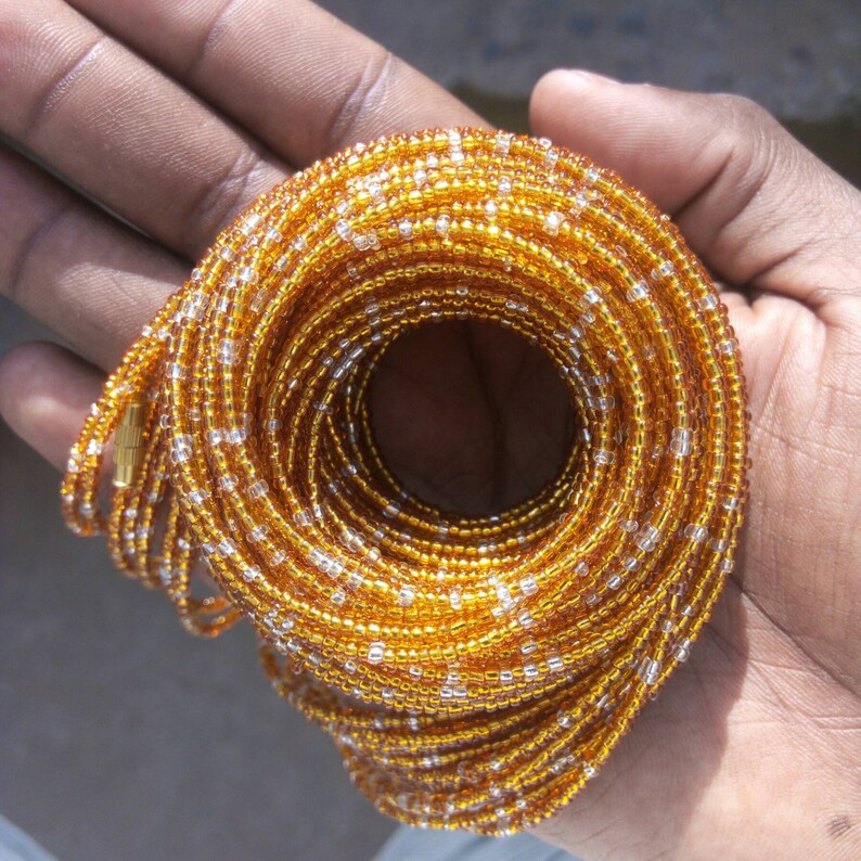 Gold Mix waist beads waist beads belly chains belly beads Etsy